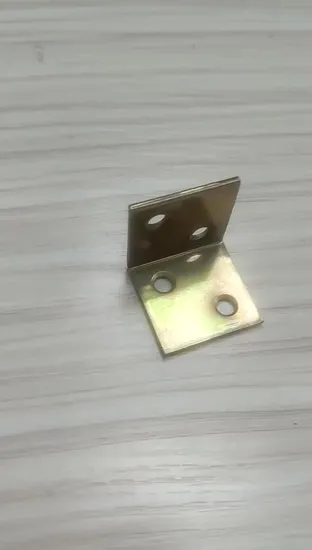 China Customized Hardware Metal Steel Galvanized L Shaped Slide Bracket 