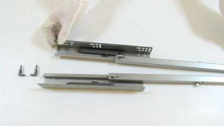 Single Extension Under Mounting Slides Push Open with Adjustable Pin 