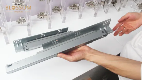 Partial Extension Soft Close Drawer Under Mount Slides 