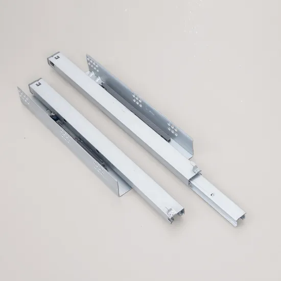 New Double Springs Ball Bearing Soft Close Drawer Slides 