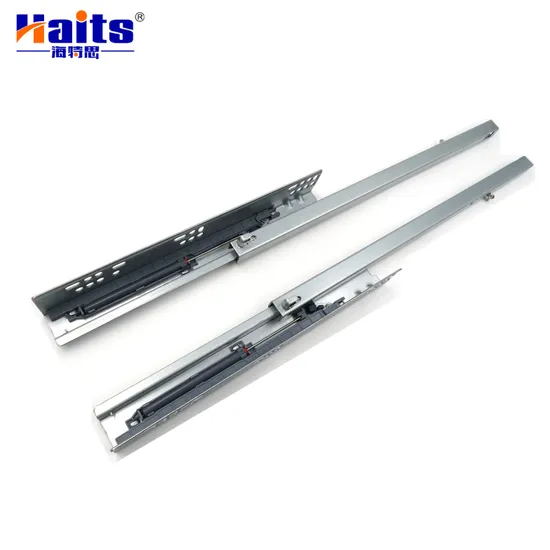 Furniture Kitchen Accessories Soft Closing Mechanism Partial Extension Cabinet Undermount Drawer Slide 