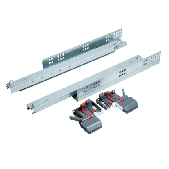 Partial Extension 2 Fold Soft Closing Undermount Slide with Handle 