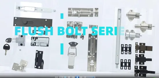 Door Window Hardware Accessories Customized Tower Bolt Different Size Aluminium Door Lock Latch Catch Bolt 