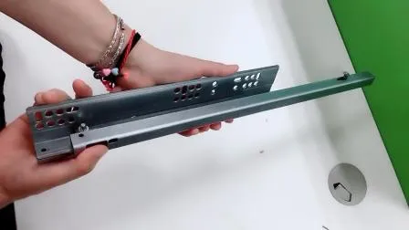Top Quality Drawer Slide 3 Fold Hidden Concealed Hydraulic Soft Close Slide 