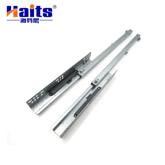 Premium Furniture Adjustable Pin Partial Extension Push Open Undermount Slide 