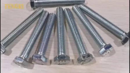 DIN933 ASTM A307 Full Threaded Long Size Hex Bolt Tower Bolt Structural Bolt 