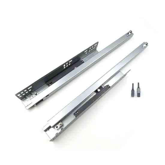 Partial Extension Push Open Undermout Slide with Adjustable Pin Furniture Components 