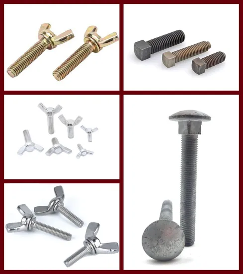 Galvanized Steel Tower Bolts Hexagon Bolts Hot DIP Zinc Outer Hexagon Screws 