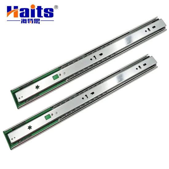 Push Opening Furniture Hardware Drawer Slide Full Extension Slide Runner 