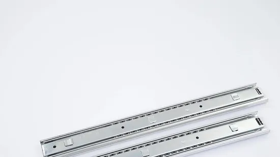 Furniture Hardware 76mm Heavy Duty Load Capacity 225kg Full Extension Ball Bearing Drawer Slides 