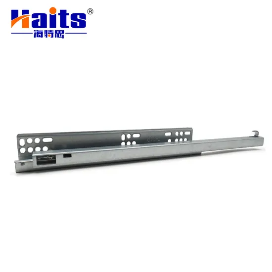 Cabinet and Furniture Hardware Adjustable Pin Partial Extension Push Open Undermount Slide 