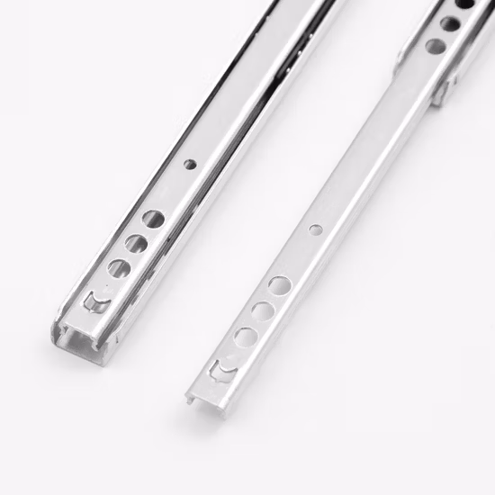 17 mm Cabinet Two Way Partial Extension Telescopic Drawer Ball Drawer Slide