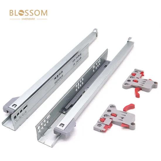 Partial Extension Telescopic Channel Soft Close Concealed Drawer Slides 